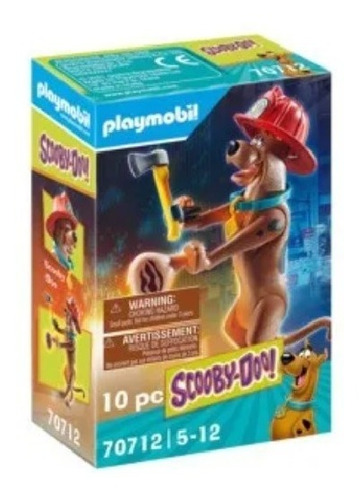 Playmobil Scooby Doo  Bombero  Set 70712