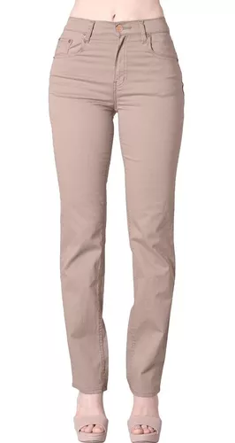 Pantalones Beige Mujer