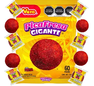 PICA FRESA GIGANTE 60 PIEZAS De 720 GR