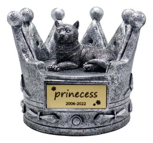 Urna Crown Pet Para Cachorros Y Gatos, Caja Conmemorativa Pa