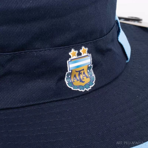 Piluso Afa Argentina Unisex Gorra Sombrero Afa Pescador Piluso Afa Azul Y Celeste Unico