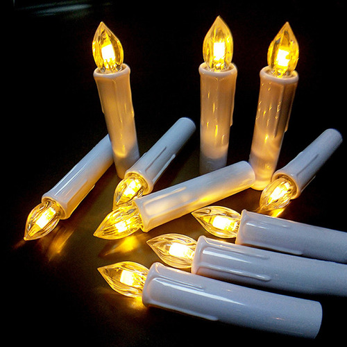 Velas De Luz De Vela De 10 Piezas For Decoración De Fiesta