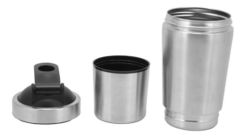 Báscula De Proteínas Portátil Mixes Shaker Cup De Acero Inox