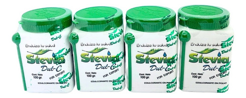 Adoçante Stevia Puro - 100g. Kit 4. Frete Grátis Pelo Ml