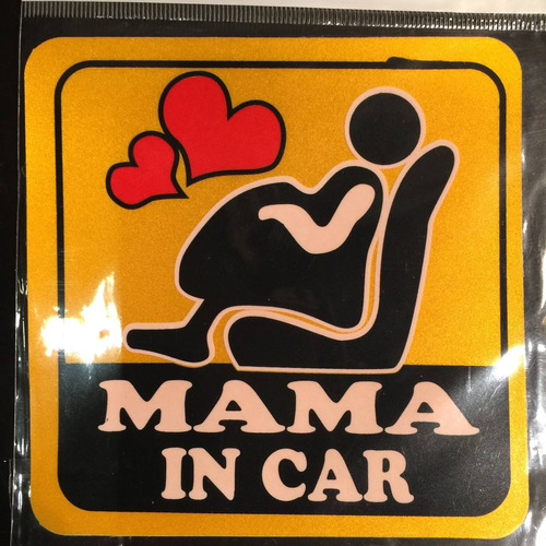 Sticker Autoadhesivos Bebe Mama Embarazada Reflectivax Auto