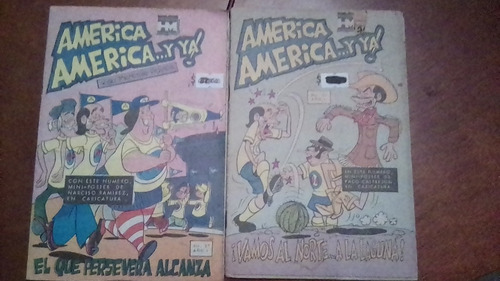 América América Y Ya. Comics Vintage Fútbol 70s