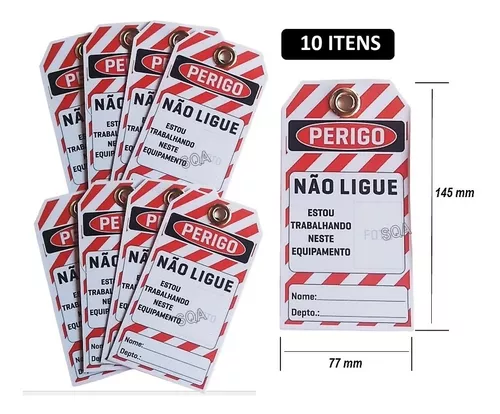 Kit 24 Itens Bloqueios / Ident. Loto Elétrico Nr10/nr12