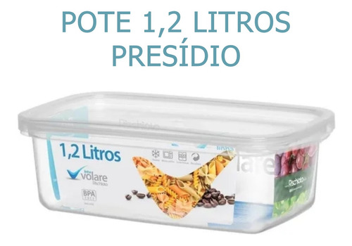 Kit 2 Potes 1,2 L E 3,0 L Volare Presídio Rischioto