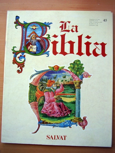 Imagen 3 de 8 de Biblia Salvat 1980 Set 6 Fasciculos Correlativos