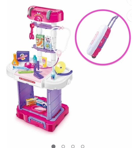Set De Doctor Se Hace Maleta Imagi Kidz Rojo