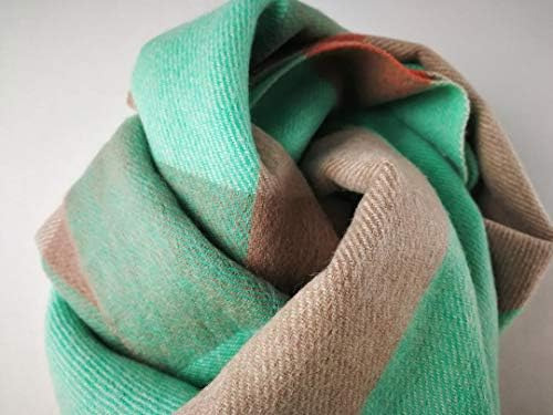 Stargo Bufanda De Lana A Cuadros De Invierno Para Mujer: Cha
