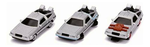 Jada Toys - Back To The Future Nano 3 Unidades De Coches
