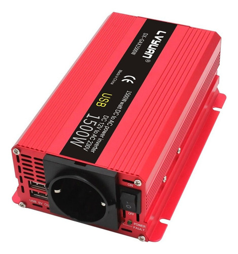 1500w Dc 12v A Ac 220v Inversor De Energía Convertidor Carga