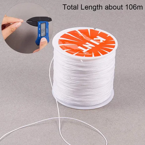 4 Rollos De Hilo De Poliester Encerado Para Joyas Y Macrame