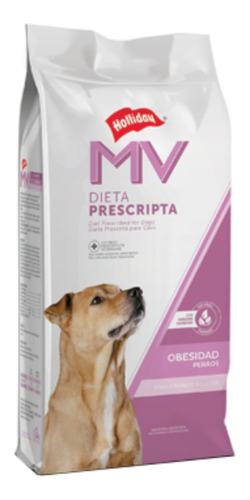 Imagen 1 de 1 de Alimento MV Dieta Prescripta Obesidad para perro adulto todos los tamaños sabor mix en bolsa de 10 kg