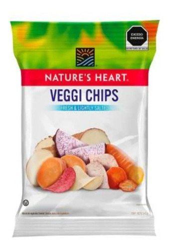 Chips Mezcla De Vegetales Nature's Heart Veggi 3 Pz  142 G