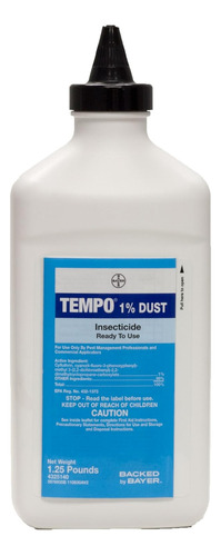 Insecticida Bayer Tempo 1% De Polvo Para Insectos (1.25lb