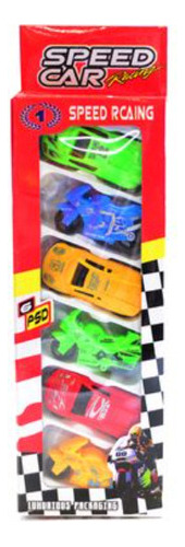 Set De Autos Y Motos X6 En Caja 24x9x2cm - 50126 