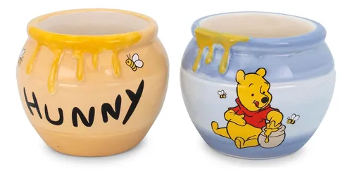 Minijuego De Vasos Winnie The Pooh Hunny Pot De Cerámica De