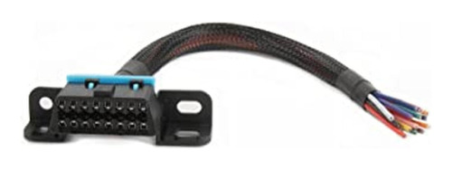 16pin J1962f Obd2 Hembra A Cable Abierto Obdii Dash Port