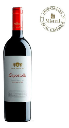 Vinho Tinto Lapostolle Grand Selection Carmenère 2021 750ml