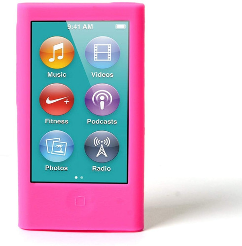 Apple iPod Nano 7 Y 8 Generación Carcasa Funda De Silicona