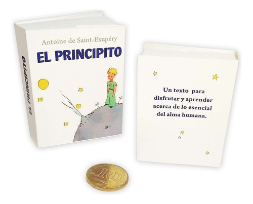 20 Libros Miniatura El Principito, Ideal Souvenir