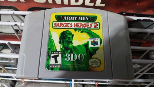 Army Men Sarge Heroes 2 Para Nintendo 64,portada Impresa