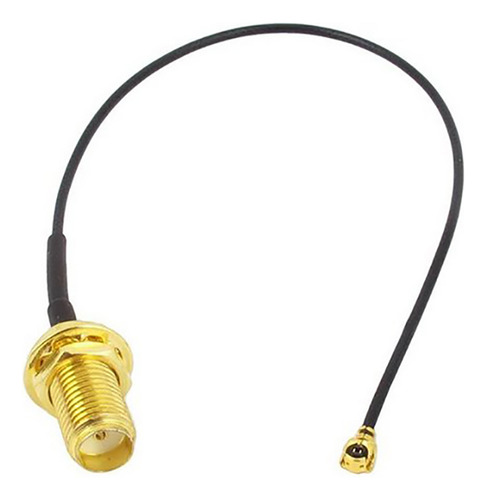 30 Cabos Pigtail Ufl Ipx Mini Pci X Sma Femea P/ Antena Wifi