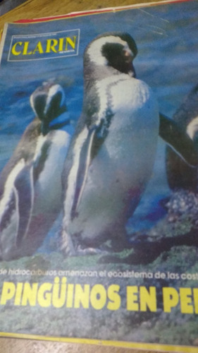 Revista Clarin 15835 Pinguinos En Peligro Año 1990 