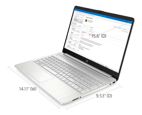 Notebook Hp Intel I5 1135g1 8gb Ram 256gb Ssd Windows 11 Home 15.6 Pulgadas Full Hd Plateada