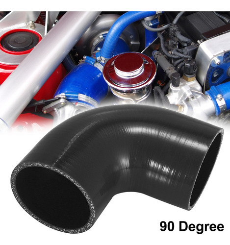 S Manguera De Silicon Codo 90 Grados Intercooler 70mm Negro
