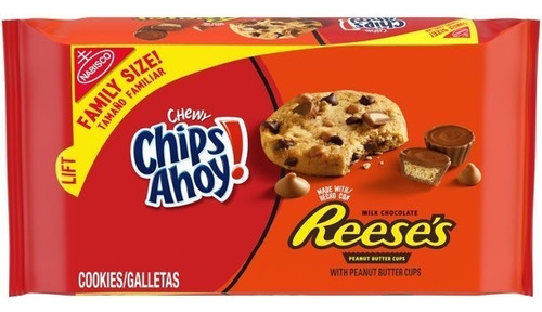 Galletas Chips Ahoy! Chewy Reeses 2 Pack