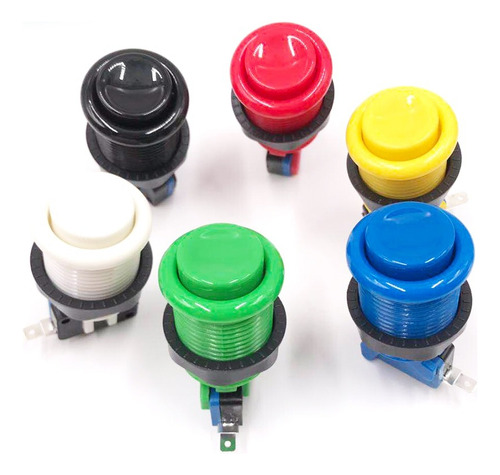 10 Botones Americanos Importados De Nylon 28 Mm Con Micros