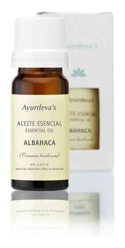 Aceite Esencial De Albahaca Ayurdeva's