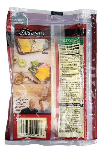 Queso Sargento Provolone Rebanado 226g