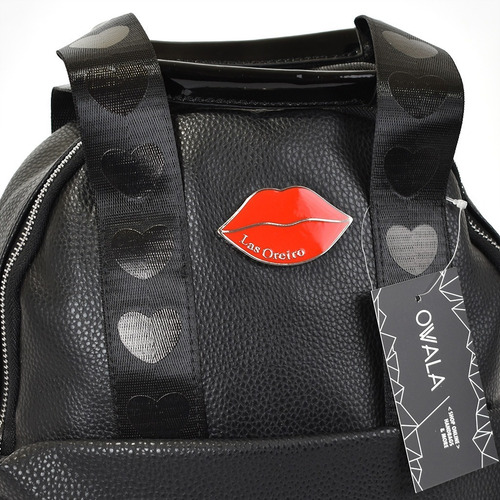 Mochila Mujer Cuero Sintetico Las Oreiro Original Boca Dama