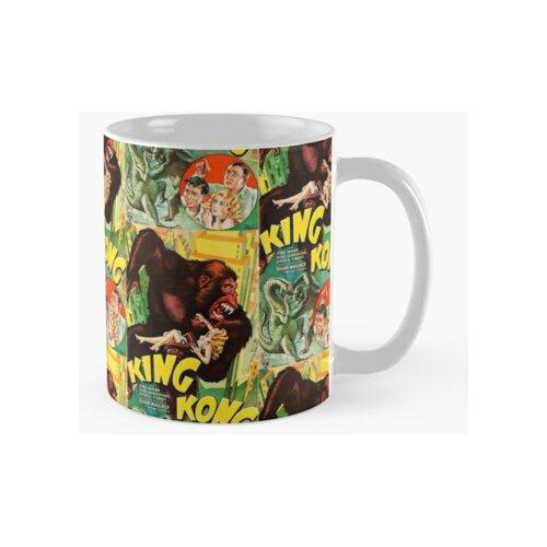 Taza Película De King Kong Vintage Calidad Premium