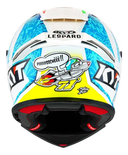 Capacete Kyt R2r Piloto Max Foggia Misano Oculos Solar Novo