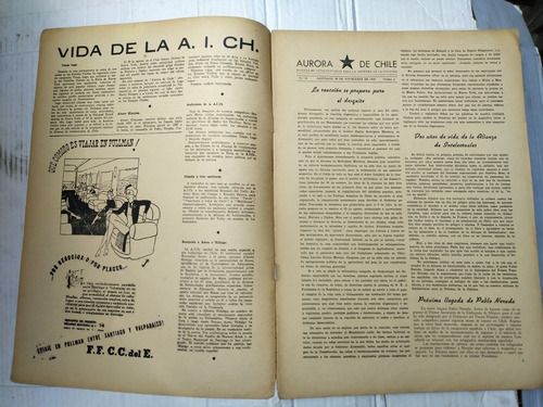 Aurora De Chile Noviembre 1939 (Usado)