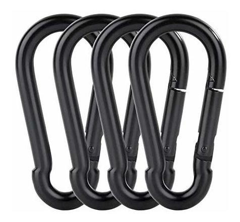 Clip Mosqueton Negro 3.0 in Para Resistencia Gancho