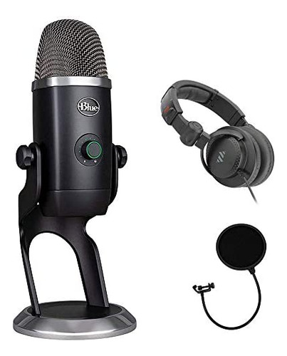 Blue Yeti X Pro Condenser Usb Microphone Plus Pack Bundle 5