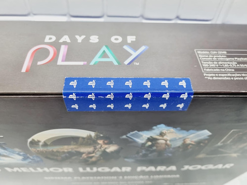 147- Console Ps4 Slim Playstation 4 Days Of Play Br Lacrado (leia) Cinza (Usado)