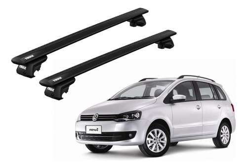 Barras Thule Volkswagen Suran 10- Re / Wingbar Evo Black