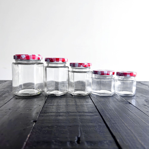 Set De 12 Frascos De Vidrio Conservero 85 Ml