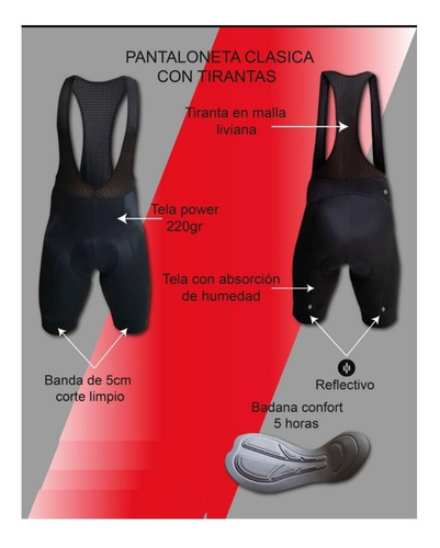 Pantalones De Ciclismo Para Caballero Con Costura