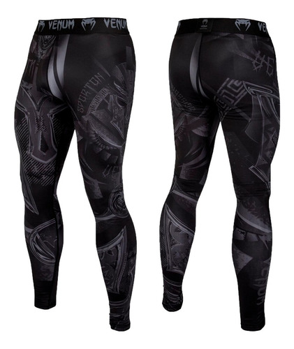 Imagen 2 de 4 de Calza Compresión Venum Gladiator Jiu Jitsu Mma Kick