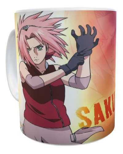 Taza Cerámica Sakura Haruno Naruto Sublimada Varios Modelos