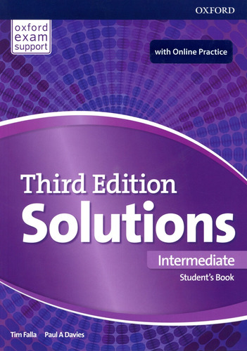 Solutions (3/ed.) - Intermediate - Book W/online Pract. - Fa