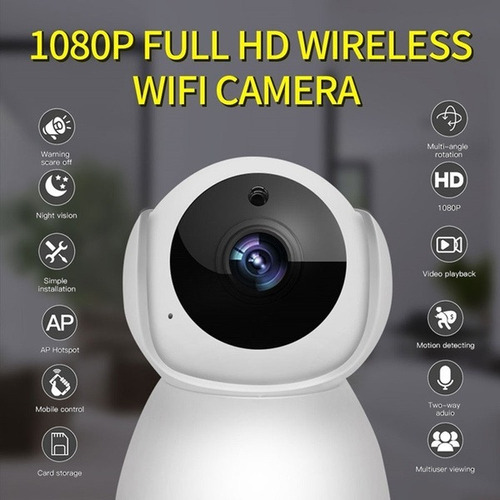 1080p Ip Cámara De Seguridad Inalámbrica Cctv Wifi Monitor D